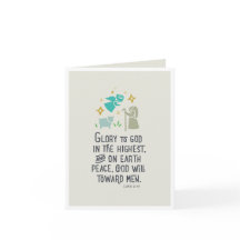 Carte de Noël religieuse