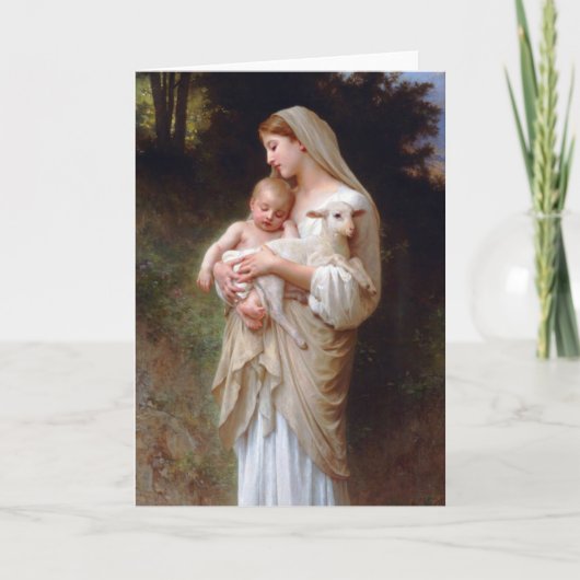 Carte de Noël religieuse (Devant)