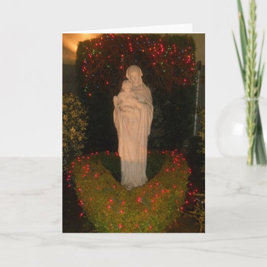 Carte de Noël religieuse (Devant)