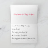 Carte de Noël religieuse (Intérieur)