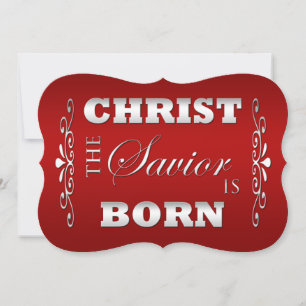 Carte de Noël religieuse chrétienne