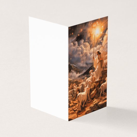 Carte de Noël Religieux Personnalisé (Outside)