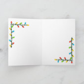 Carte de Noël Rennes pour Fille (Intérieur)