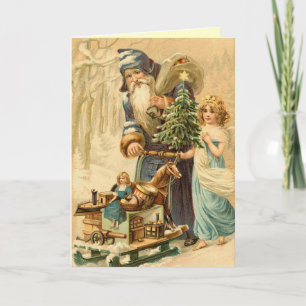 Carte de Noël rétro