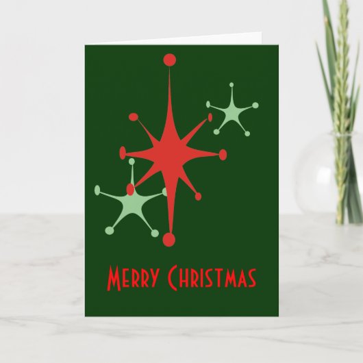 Carte de Noël rétro (Devant)