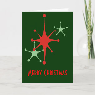 Carte de Noël rétro