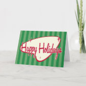 Carte de Noël rétro (Devant)