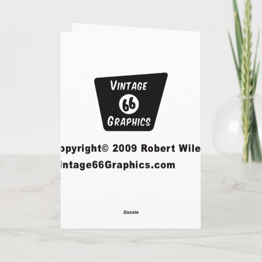 Carte de Noël rétro (Dos)