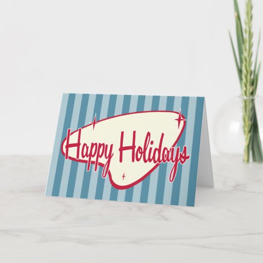 Carte de Noël rétro (Devant)