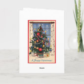 Carte de Noël rétro (Dos)