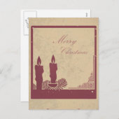 Carte de Noël rétro5 (Devant / Derrière)