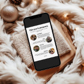 Carte de Noël rétro 2024