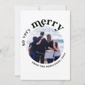 Carte de Noël rétro 2024 (Devant)