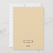 Carte de Noël rétro Joyeux Noël avec Père Noël (Dos)