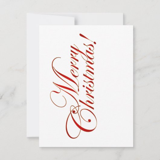 Carte de Noël Retro Père Noël (Dos)