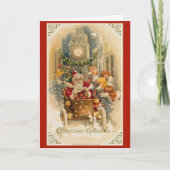 Carte de Noël Retro Père Noël Midnight Run (Devant)