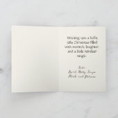 Carte de Noël rétro Reindeer (Intérieur)