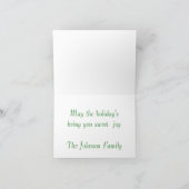 Carte de Noël Ribbon (Intérieur)