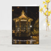 Carte de Noël Rittenhouse Square (Fleur jaune)