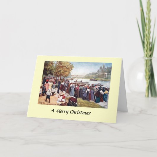 Carte de Noël - River Dee à Chester (Devant)