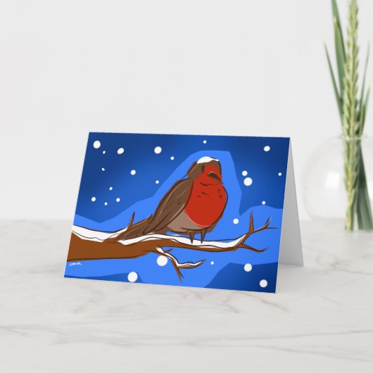 Carte de Noël Robin (Devant)