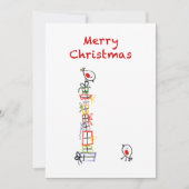 Carte de Noël Robin Doodle (Devant)