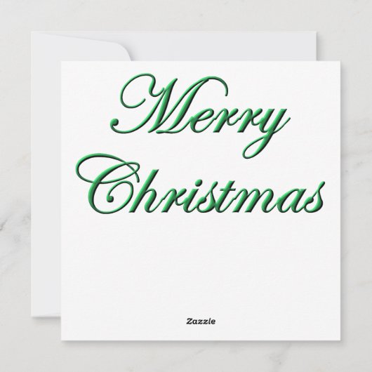 Carte de Noël Robin Globe (Dos)