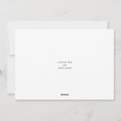 Carte de Noël romantique aux vibrations joyeuses (Dos)