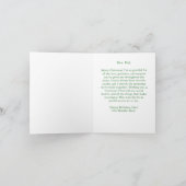 Carte de Noël romantique Joyeuse pour papa (Intérieur)