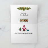 Carte de Noël - Rotorua, Nouvelle-Zélande (Intérieur)
