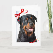 Carte de Noël Rottie (Devant)