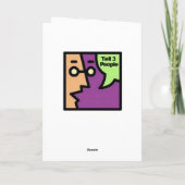 Carte de Noël Rouge Vert Notre premier coeur de No (Dos)