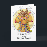 Carte de Noël roumaine - renne - Crăciun feric<br><div class="desc">Carte de Noël roumaine - renne - Crăciun fericit</div>