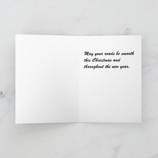 Carte de Noël Route 66 (Intérieur)