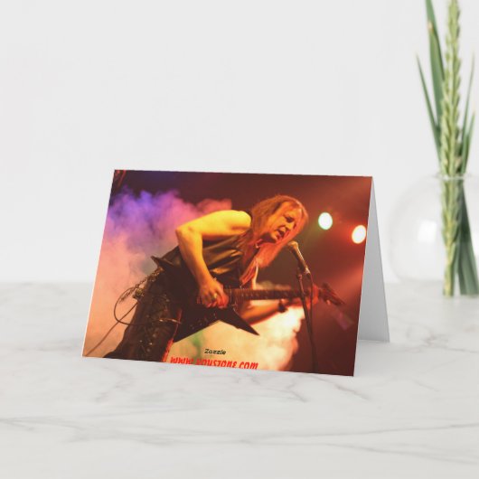 CARTE DE NOËL ROY STONE (Dos)