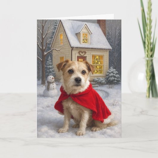 Carte de Noël Russell Terrier (Devant)