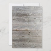 Carte de Noël Rustic Forest Deer Cabine (Dos)