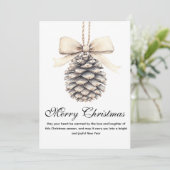 Carte de Noël rustique (Debout devant)