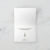 Carte de Noël Rustique Reindeer (Intérieur)