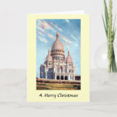 Carte de Noël - Sacré-Coeur, Paris (Devant)