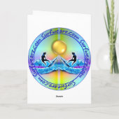 Carte de Noël Safari Surfin (Dos)