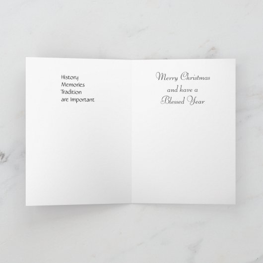 Carte de Noël Saginaw (Intérieur)