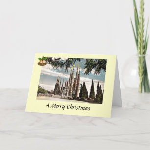 Carte de Noël - Sagrada Familia, Barcelone