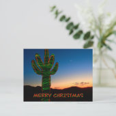 Carte de Noël Saguaro Cactus (Debout devant)