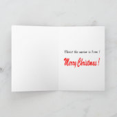 Carte de Noël sainte de famille (Intérieur)