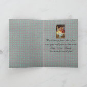 Carte de Noël sainte de saison (Intérieur)