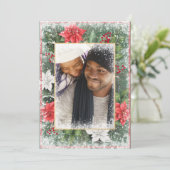 Carte de Noël saisonnière verte pour les fêtes de  (Debout devant)