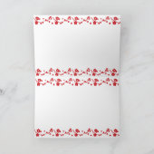 Carte de Noël Sammie pliée 5X7 (Intérieur)