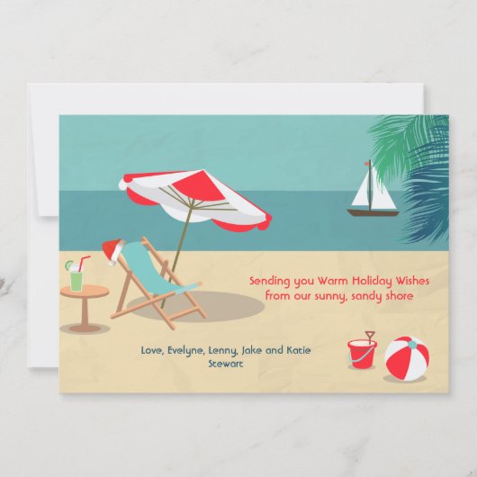 Carte de Noël Sandy (Devant)