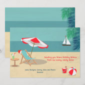 Carte de Noël Sandy (Devant / Derrière)